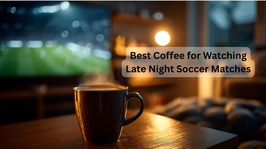 coffee cup and soccer game