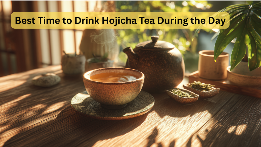hojicha tea setting