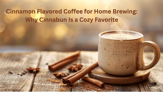 coffee cup with cinnamon sticks