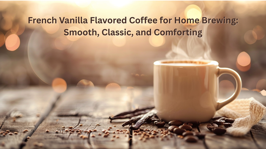 coffee cup with vanila beans on the table