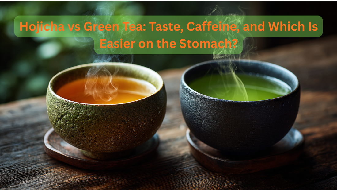 comparison hojicha and green tea