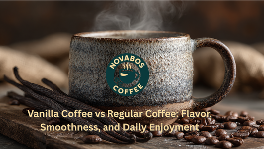 cup of vanilla coffee