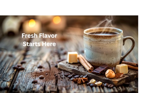 cup of coffee with flavors