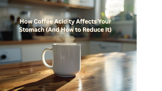 coffee cup sitting on counter