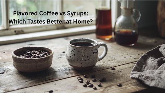 flavored coffees vs syrups