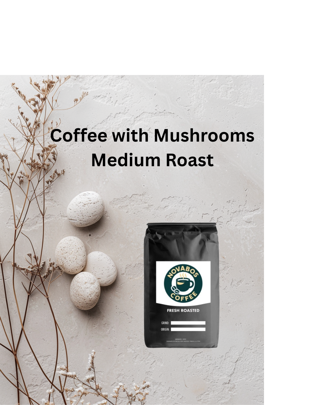Mushroom Coffee Medium Roast — Smooth Daily Brew at Home