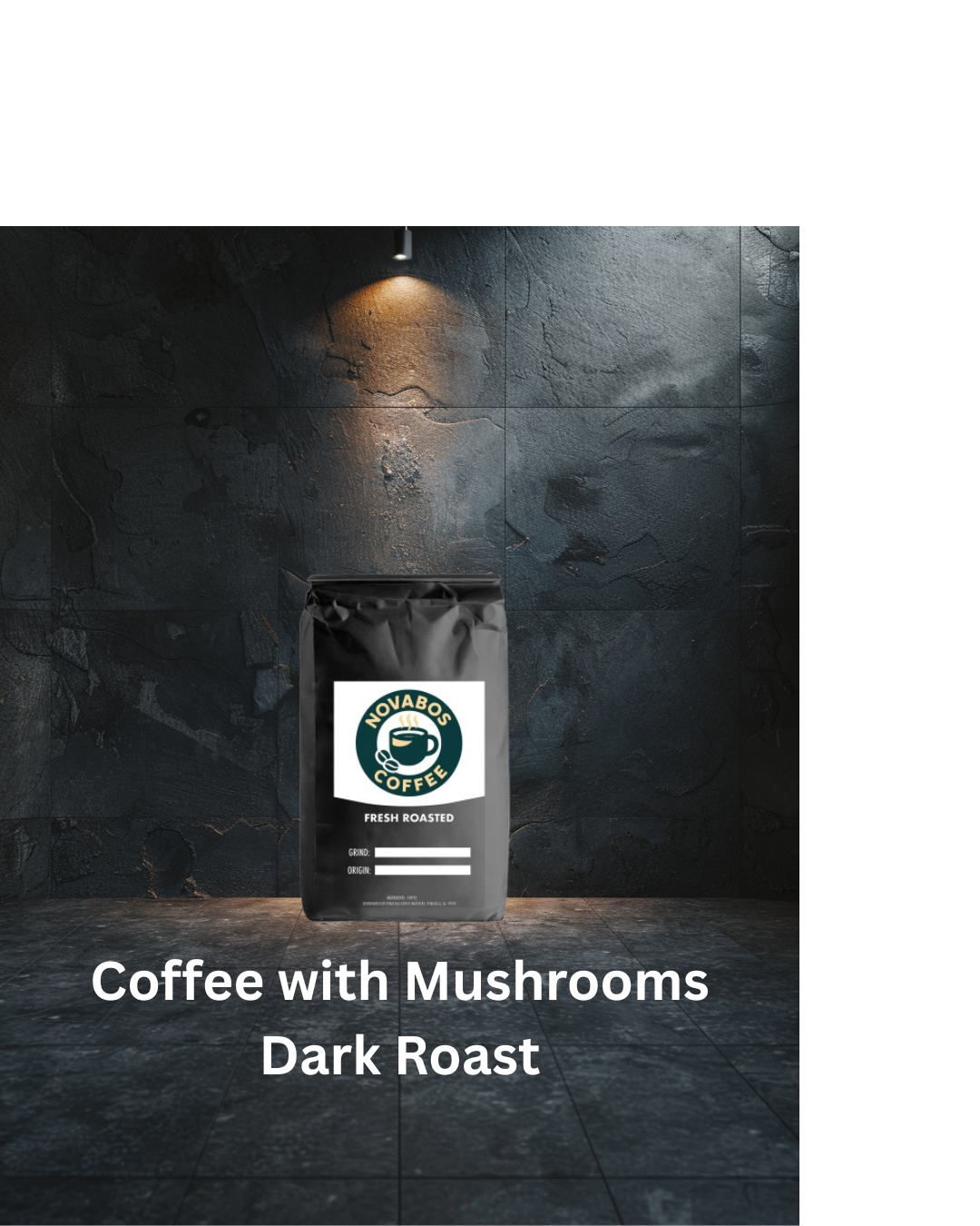 Mushroom Coffee Dark Roast — Bold Smooth Brew at Home