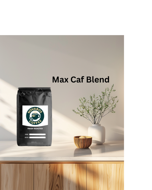 Max Caf Blend Coffee — Bold High-Caffeine Brew for Home