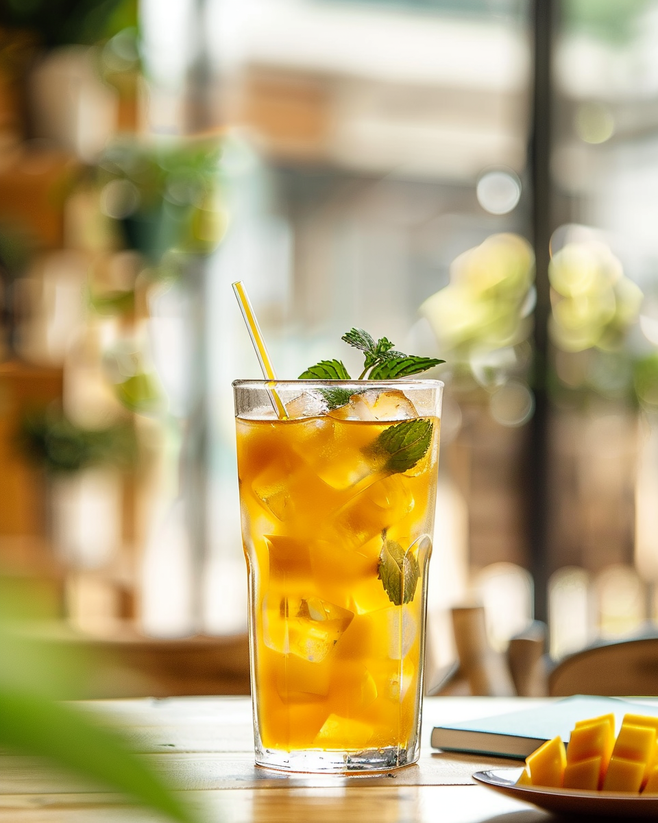 Mango Treat Tea — Bright Fruity Herbal Tea Caffeine-Free